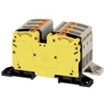 Weidmüller 2552180000 radová svorka priechodky 64 mm pružinové pripojenie čierna, žltá, béžová 1 ks; 2552180000
