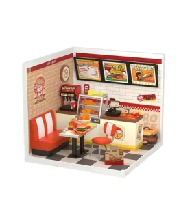 Robotime Miniatúra domčeka Reštaurácia Mňam, mňam burger