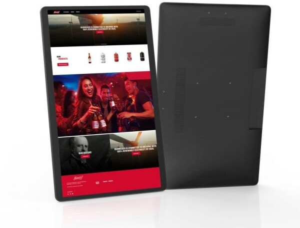 Allnet ALLNET High Performance Display 21 Zoll. Android 12. RK3588S2. NFC. PoE. HDMI In. Farbe schwarz