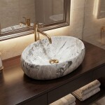 REA/S - SET umývadlo na dosku + batéria + klik klak KPL-09999