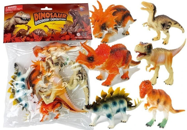 Mamido Sada figúrky dinosaurov 10 cm 6 kusov