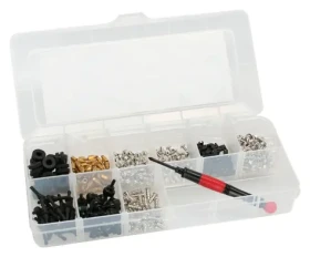 InLine PC Builder Kit / Sada skrutiek pre PC skriňu / 411 dielov / Kov, plast (77786)