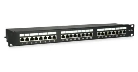 Equip / Patch panel / 24x RJ-45 / Cat5e / FTP / 1U / 19" (327425)