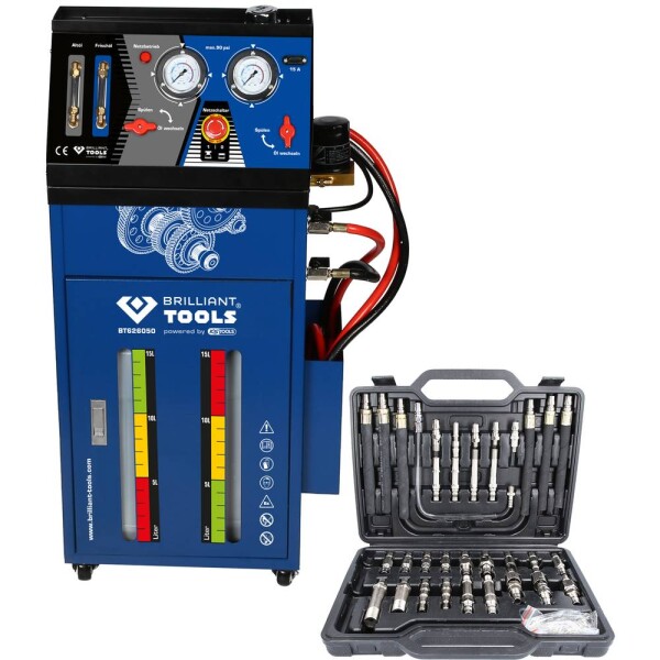 Preplachovač prevodoviek pre automatické prevodovky vrátane 35-dielnej sady adaptérov Brilliant Tools BT626050; BT626050