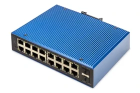 Digitus DN-651158 / Switch / 16x Gigabit RJ45 / 2x SFP / L2 Managed / DIN (DN-651158)