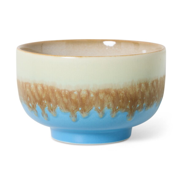 HK living Kameninová miska 70's Noodle Azure 500 ml