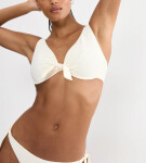 SUMMER DUNE - Vrchný diel plaviek s kosticami a stredovým uzlom Triumph BEIGE 46B