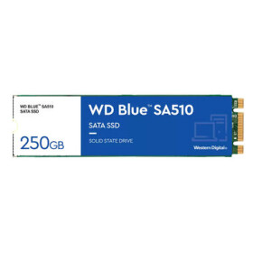 WD Blue SA510 250 GB / M.2 SSD 2280 / SATA III / TLC / R: 555 MBps / W: 440 MBps / 5y (WDS250G3B0B)