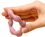 BABYONO Hryzačka silikónová Krúžok modrý