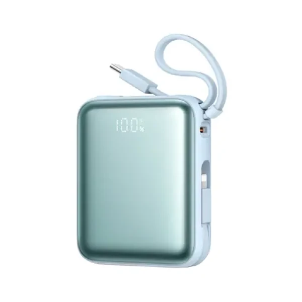 Joyroom JR-PBF27 modrá / Powerbanka / 10000mAh / 22.5W / 1x USB-C / 1x Lightning + 1 USB-C kábel (6956116771201)