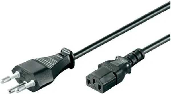 Goobay 93617 IEC prepojovací kábel 2 m čierna (4040849936173)