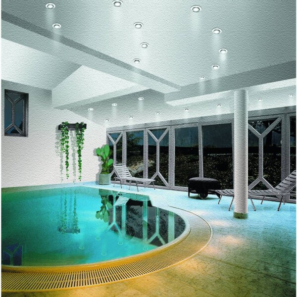 Paulmann Premium Line vstavané svietidlo do kúpeľne LED GU10 50 W IP44 biela (lesklá); 5792