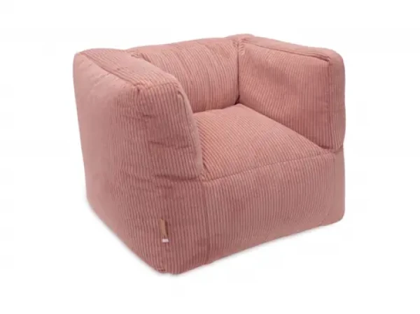 Jollein Kreslo detské Beanbag Corduroy Wild Rose (028-543-68083)