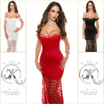 Red-Carpet-Look! Sexy Koucla evening dress laced