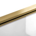 REA - Vaňová zástena Elegant 80 zlatá kartáčovaná REA-W6601