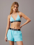 Dámske plážové šortky KW0KW02482 DCE light blue Calvin Klein