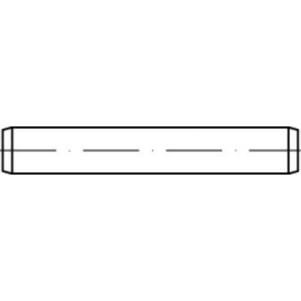 TOOLCRAFT TO-5436774 valcový kolík 16 mm ocel 1 ks; TO-5436774