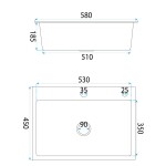 REA REA - Oceľový drez Liam BRUSH GOLD s kuchynskou batériou KPL-96007