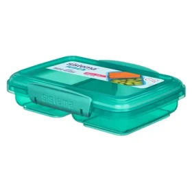 Sistema Lunch Krabička na desiatu s 2 oddielmi 350 ml zelená (8592001419421)