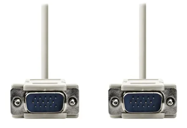 Nedis VGA kábel slonová kosť / VGA kábel / VGA konektor - VGA konektor / 2 m (CCGP59001IV20)