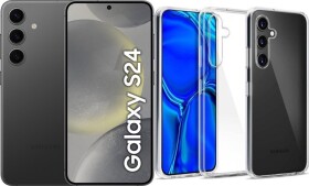 Samsung Galaxy S24 5G 8/128GB Czarny (SM-S921BZK) + Etui Clear Case