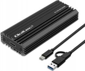 Qoltec Obudowa/kieszeń Qoltec NV2270 na disk M.2 SSD | SATA | NVMe | USB-C | 2TB