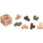 Sparkys Hlavolam - Kostka v kleci drevený hlavolam