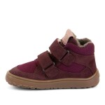 Dievčenské zimné barefoot topánky TEX WOOL Bordeaux Froddo G3110266-36W - 28