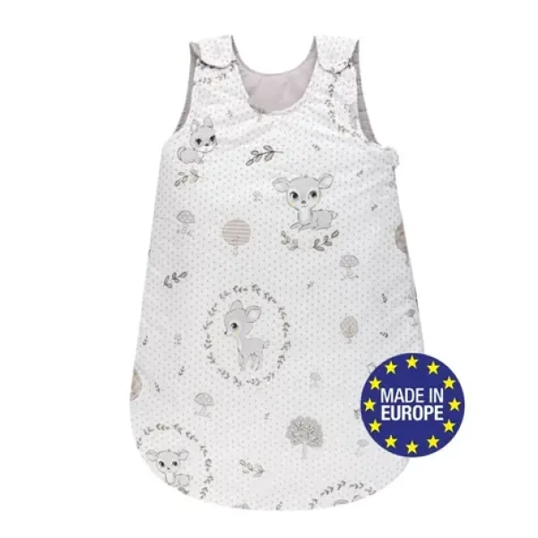 Bomimi Spací vak 75cm / 3-12m, KOLÚŠOK šedá (BO2314GRY039)