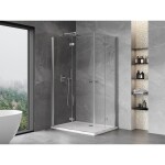 MEXEN/S - Mist-F Duo sprchovací kút skladacie dvere ľavá 100 x 80, transparent, chróm 8A6-100L-080P-01-00