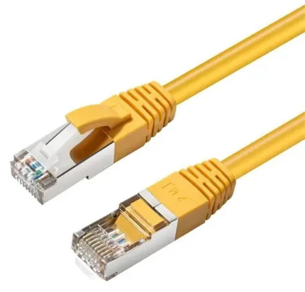 MicroConnect CAT6a S/FTP 20m žltá / Patch kábel / LSZH / PoE (MC-SFTP6A20Y)