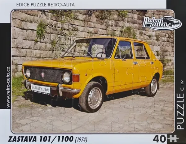 RETRO-AUTA Puzzle č.19 Zastava 101,1100 (1974)