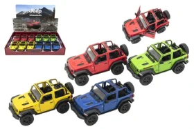 TEDDIES Auto Kinsmart Jeep Wrangler 2018 otvorená strecha