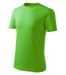 Klasické nové pánske tričko apple green S