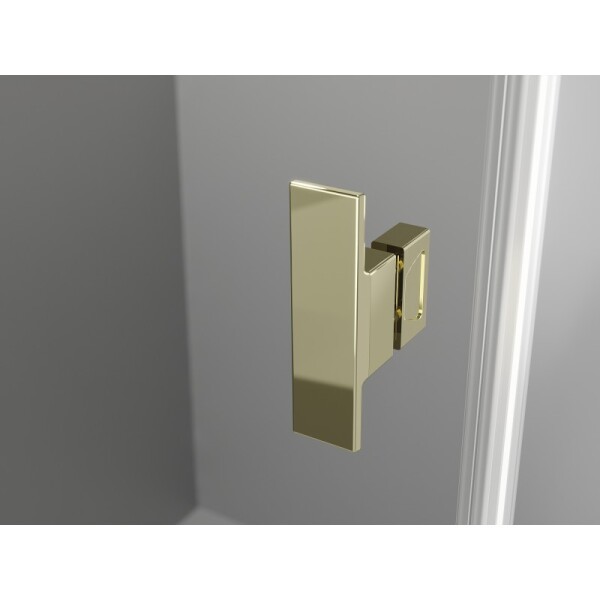 MEXEN/S - Mist HT sprchový kút dvere krídlové pravá 105 x 80, transparent, zlato 8A5T-105-080-50-00-P