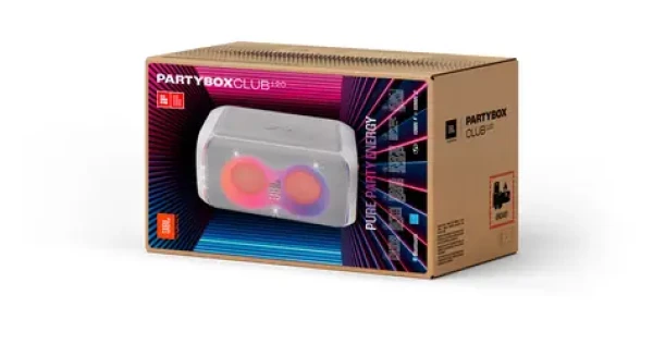 JBL PartyBox Club 120 biela / Party reproduktor / Bluetooth 5.4 / 160W RMS / IPX4
