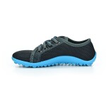 Leguano Leguanito Aktiv Antracitové s tyrkysovou podrážkou barefoot topánky 22 EUR