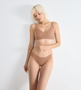 SLOGGI ZERO FEEL - Soft Bra: ultraľahká neviditeľná podprsenka od Sloggi NOSTALGIC BROWN XL2