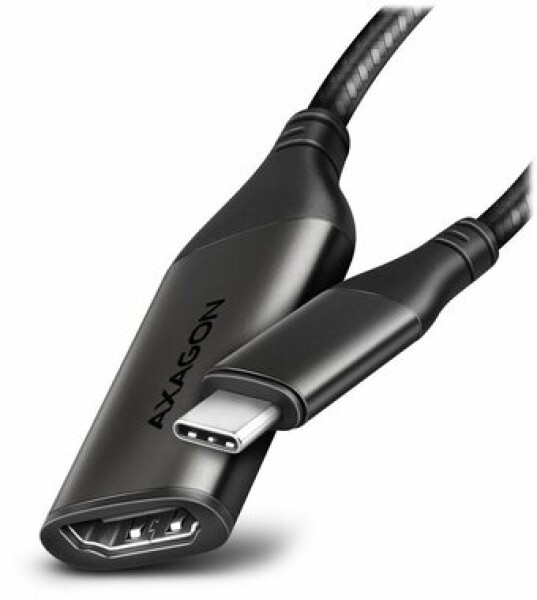 Axagon RVC-HI2M Adaptér USB-C (M) - HDMI 2.0a (F) 0.25m čierna (RVC-HI2M)