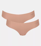 Dámske nohavičky ZERO z mikrovlákna 2.0 Hipstring 2P - CAMEO BROWN - béžová 00ME - SLOGGI BROWN XS