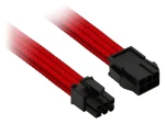 Nanoxia NX6PV3ER červená / Predlžovací kábel / PCI-E 6-pin / 30 cm / rovný konektor (NX6PV3ER)