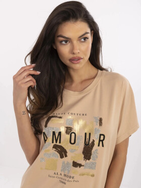 Blúzka CLM BZ 1701.81 camel L/XL