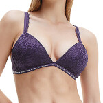 Dámska vystužená podprsenka CK1 Lace-Light QF6199E-VOM - Calvin Klein S