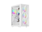 Genesis Diaxid 605 ARGB biela / PC skriňa / ATX, micro-ATX, mini-ITX / USB 2.0 / USB 3.0 (NPC-2173)