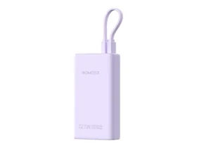 Romoss PHA10 10000mAh fialová / Powerbanka / 22,5 W / USB-C + kábel (PHA10-151-8333H)