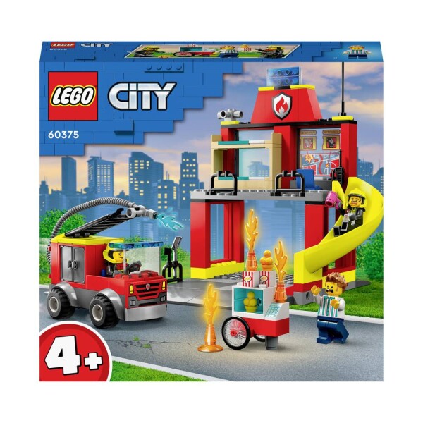 LEGO® City 60375 Hasičská stanica a auto hasičov