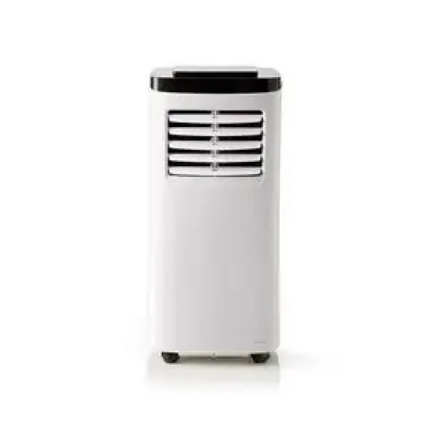 Nedis ACMB1WT7 biela / Mobilná klimatizácia / 7000 BTU / 60 m3 / 2 rýchlostné / diaľkové ovládanie / časovač vypnutia (ACMB1WT7)
