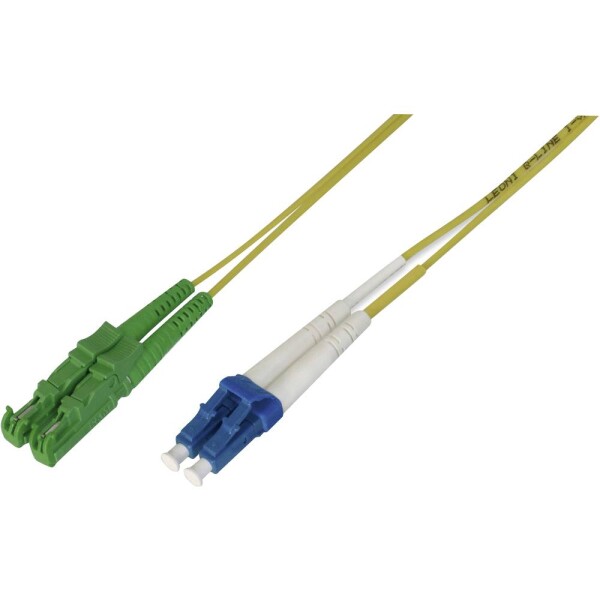 Digitus Fiber Optic Patch , E2000 8 ° APC to LC, 9/125 µ, Duplex 5 m (AL-9E2000LC-05I)