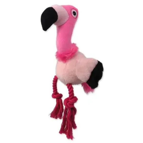 Dog Fantasy Hračka - Silent Squeak plameniak ružová 27cm (454-307504)