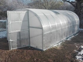 Oblúkový polykarbonátový skleník Gardentec Classic (4 × 3 m)